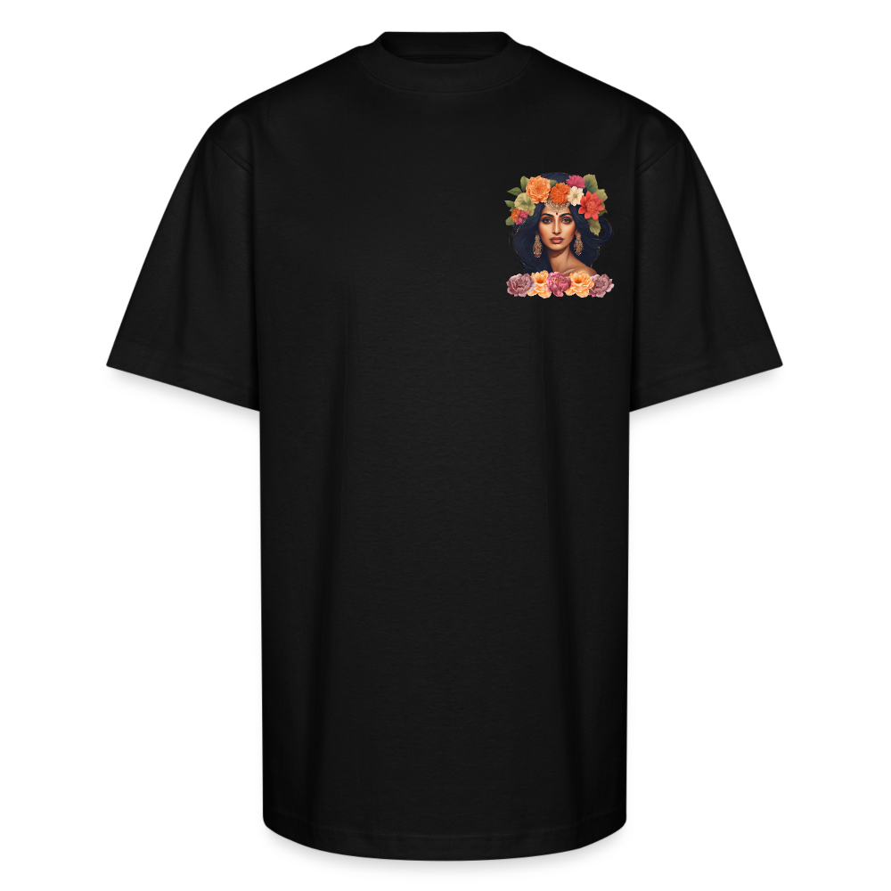 South Asian Woman - Unisex Oversized T-Shirt - black