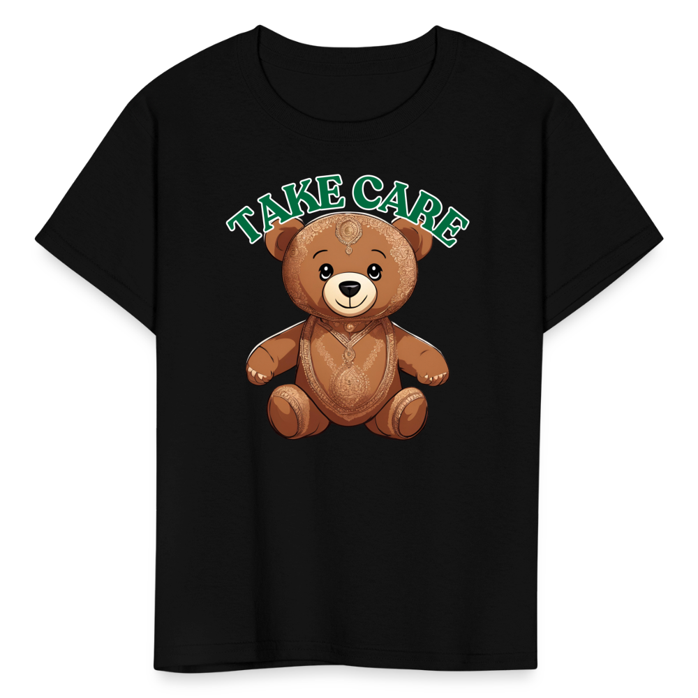 Take Care - Kids Tee - black