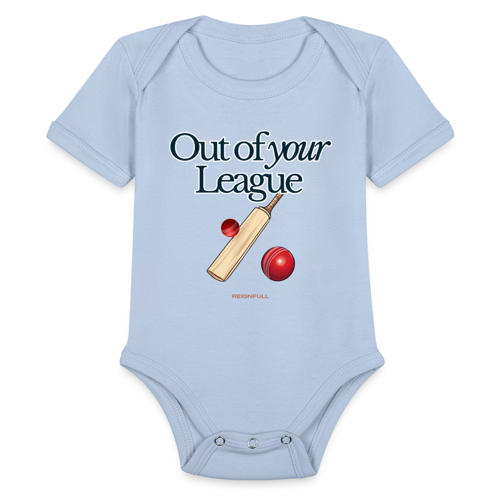 Out of Your League - Baby Onesie - sky