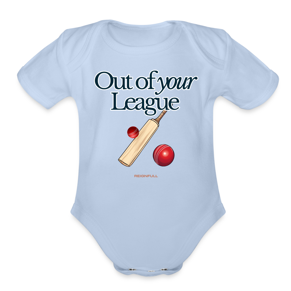 Out of Your League - Baby Onesie - sky