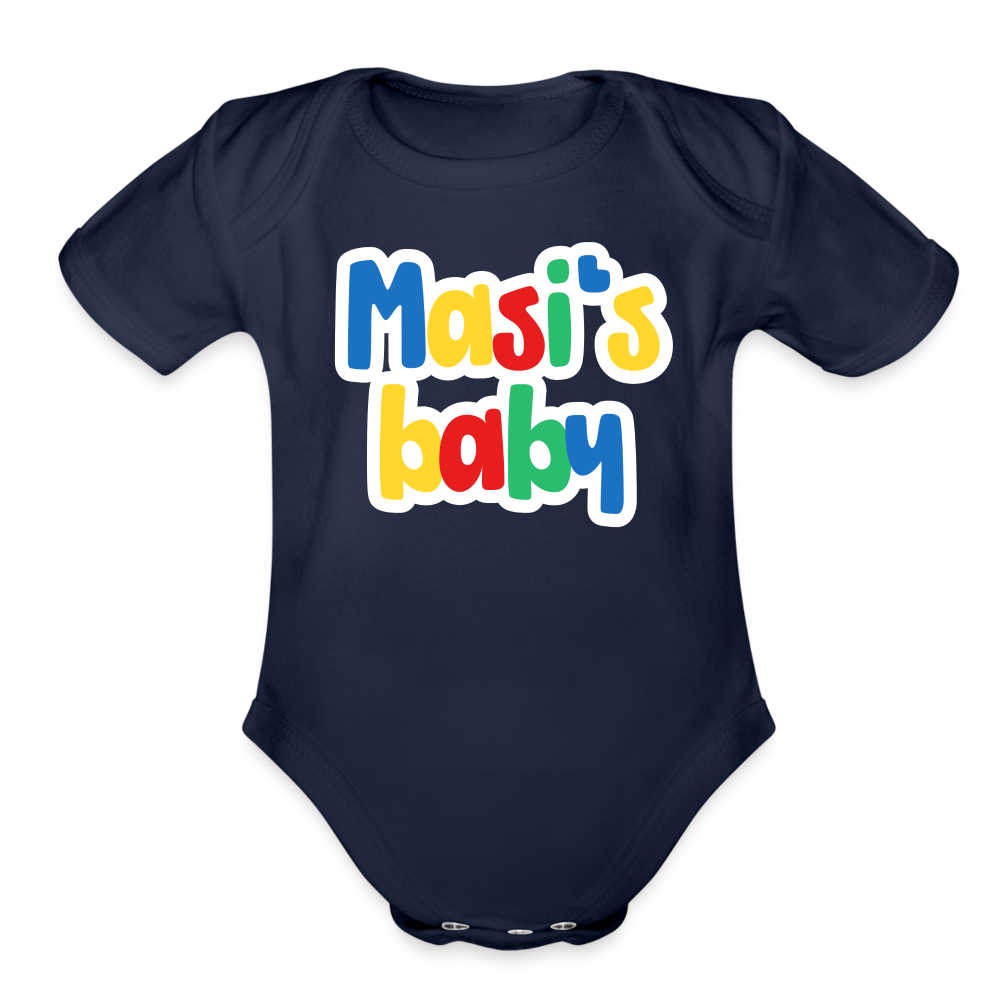 Masi's Baby - Unisex Baby Onesie - dark navy